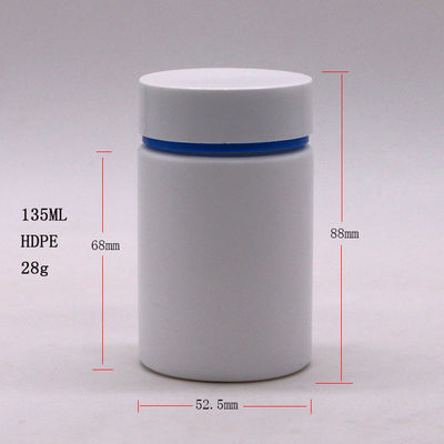 Schroefkap 175ML HDPE Plastic Pill Flasje voor Pill Twee laag aangepast kleur PE Caps