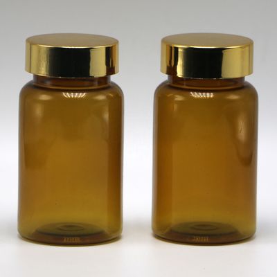 100 ml/3,4 oz Ronde vorm Op maat gemaakte plastic PET capsule pilfles voor medicatieopslag